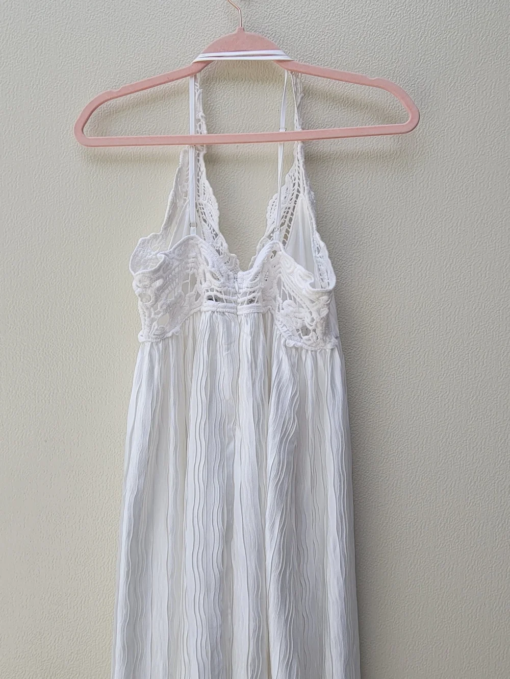 LULUS White Lace Halter Maxi Dress - Picture 4 of 10